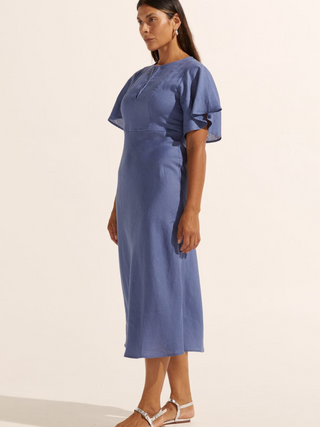 Pavillion Dress - Steel Blue