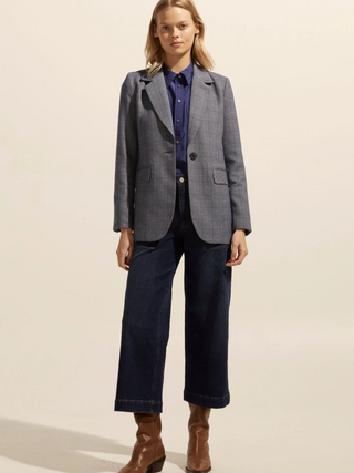 Sophie Scout Jacket - Saphire Check