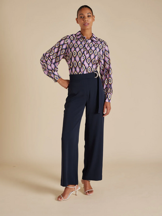 Clara Full Leg Pant - Navy