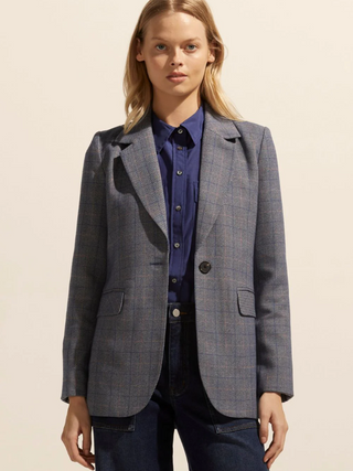 Sophie Scout Jacket - Saphire Check