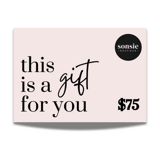 Sonsie Boutique Gift Card