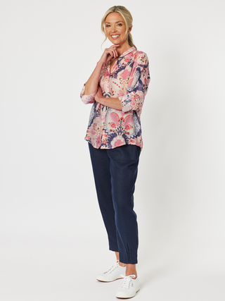 New Port Shirt - Floral Paisley