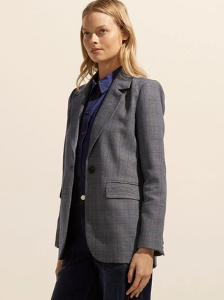 Sophie Scout Jacket - Saphire Check