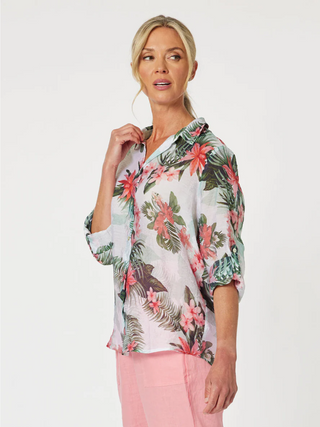 Paradise Print Shirt - Tropical Print