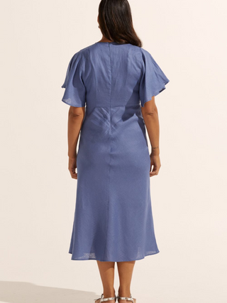 Pavillion Dress - Steel Blue