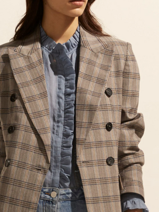 Samantha Spurt Jacket - Mousse Check