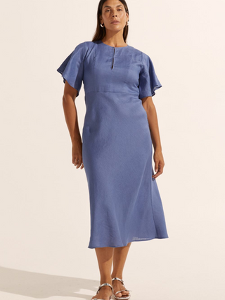 Pavillion Dress - Steel Blue