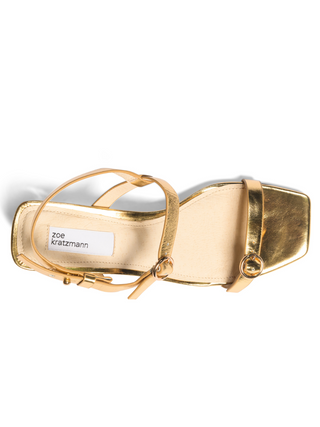 Content Strappy Heel - Gold