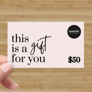 Sonsie Boutique Gift Card