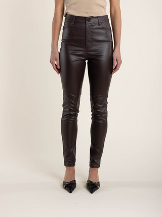 Ivy Faux Leather Jean - Coco