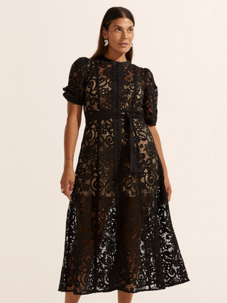 Lyric Lace Dress - Black