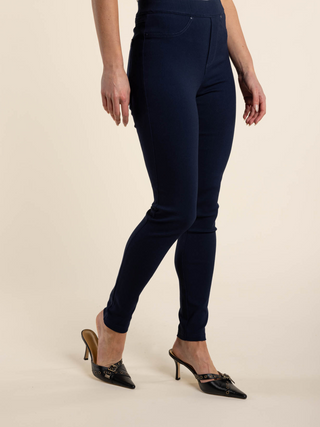 Quinn Pull-On Jeans - Navy