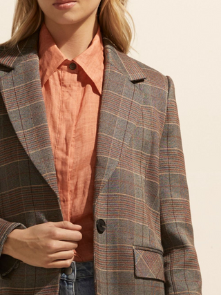 Sophie Scout Jacket - Clay Check