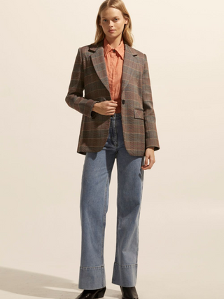 Sophie Scout Jacket - Clay Check