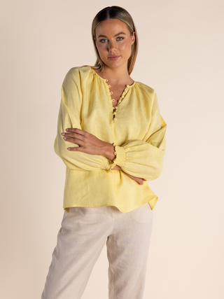 Marlow Top - Yellow