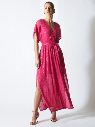 Impressions Sequin Dress - Pink