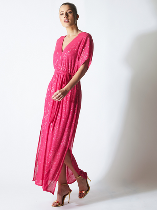 Impressions Sequin Dress - Pink