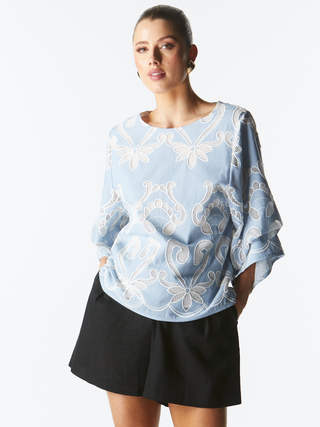 The Avenue Top - Chambray