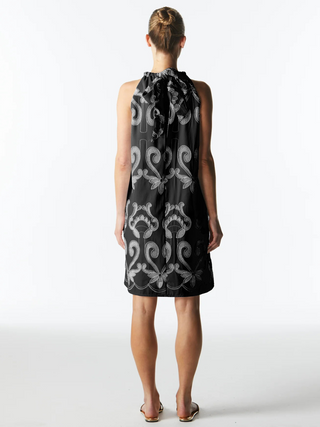 The Avenue Halterneck Dress - Black